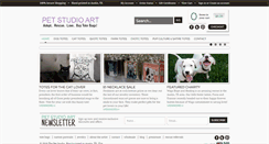 Desktop Screenshot of petstudioart.com